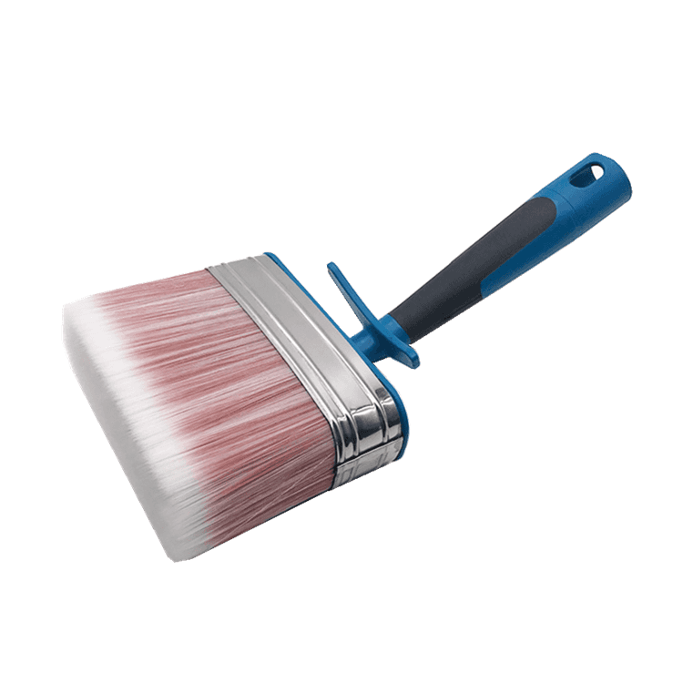 Pinceau à poils métalliques aiguisés en PET synthétique professionnel brosse à pâte de nettoyage de plafond à manche en plastique