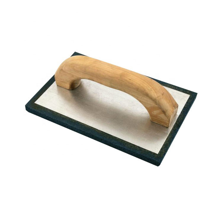 21x14cm Super Fine ciment plâtrage caoutchouc éponge coulis flotteur tuile main truelle outils manche en bois italie Type truelles