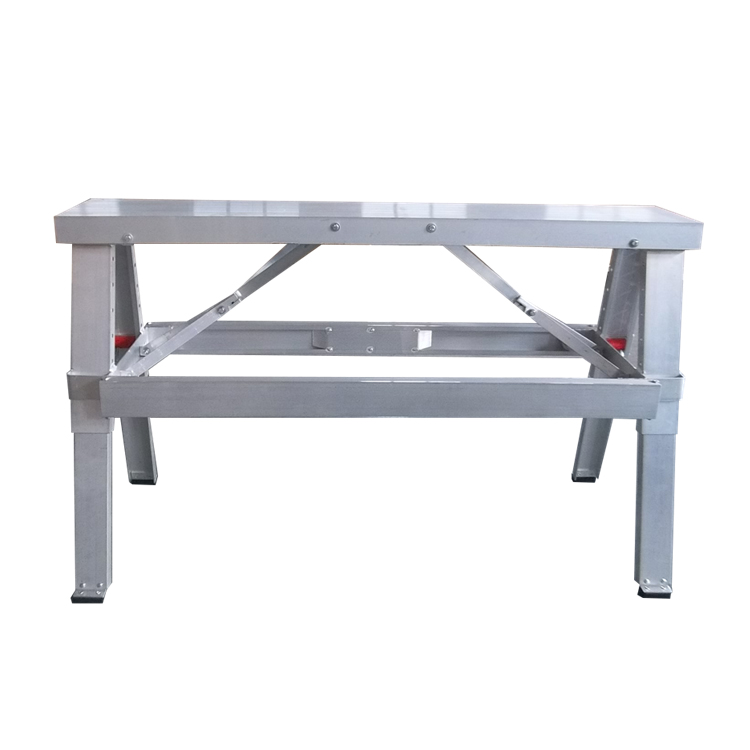 Outils de cloison sèche 18-30 pieds en aluminium banc de hauteur réglable banc pliable escabeau de travail