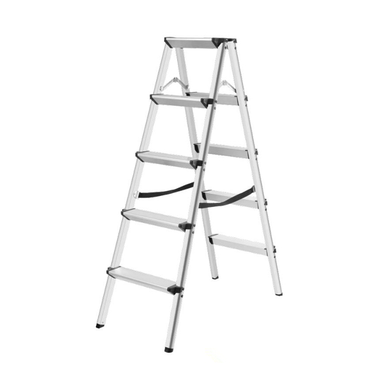 Échelle télescopique multifonctionnelle en alliage d'aluminium échelle en acier domestique à chevrons Portable pliable échelle escalier outils