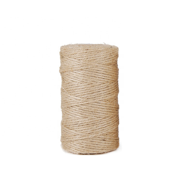 Corde de sisal de jute de corde de chanvre crue ronde qui respecte l'environnement de corde de chanvre de la Chine 100%